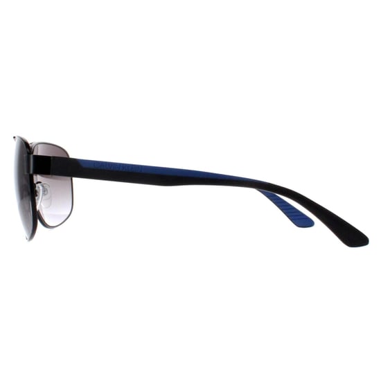 Calvin Klein Aviator Mens Matte Black Cobalt Blue Grey CK20319S