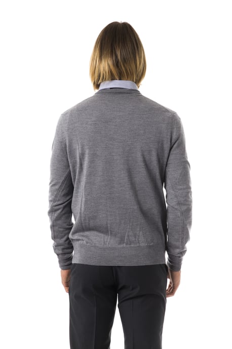 Suéter Gri para Hombre Uominitaliani - Image 3