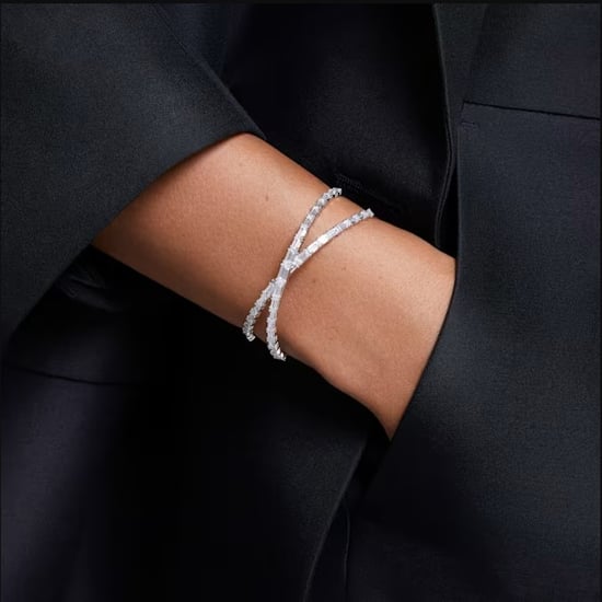 Swarovski 'Hyperbola' Women's Base Metal Bracelet - Silver 5677626 - Image 5