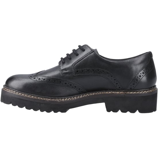 Pod Kortney Leather Women's Black Brogues Shoes - Image 4