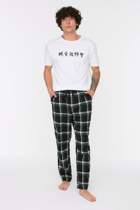Trendyol Men's Waist Relaxed Pajama Bottoms - Image 4