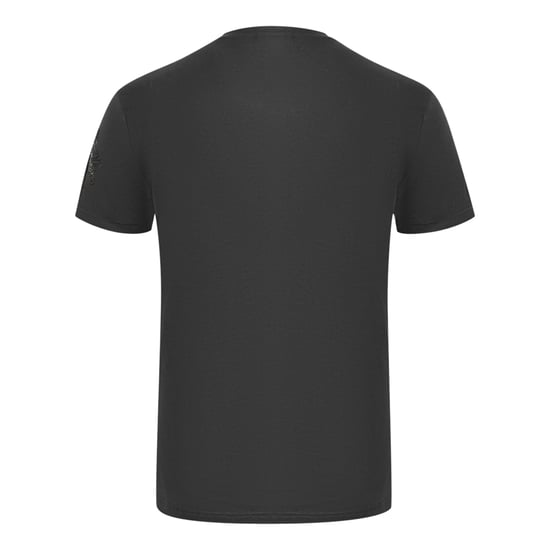 Aquascutum "1851 AQ" camiseta negra con logotipo - Image 2