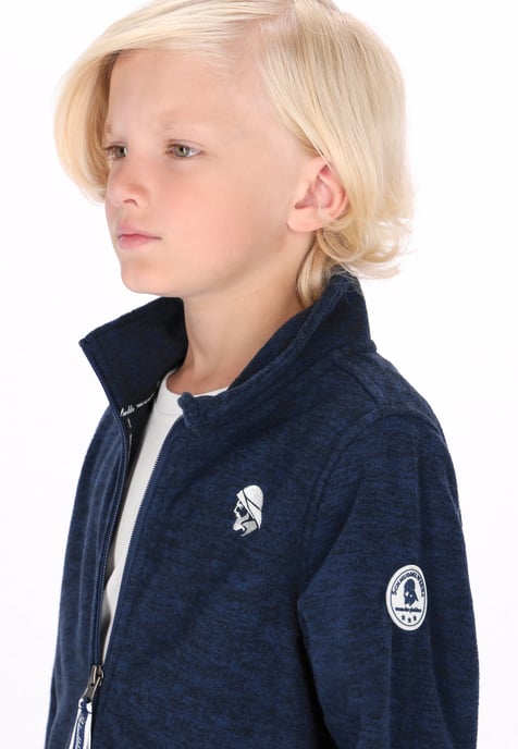 Schmuddelwedda fleece jacket marine melange - Image 5