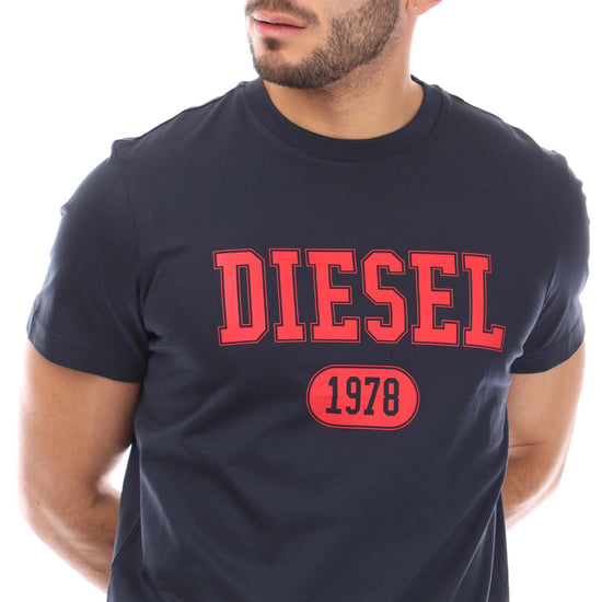 Diesel 1978 Varsity Design camiseta azul marino - Image 2
