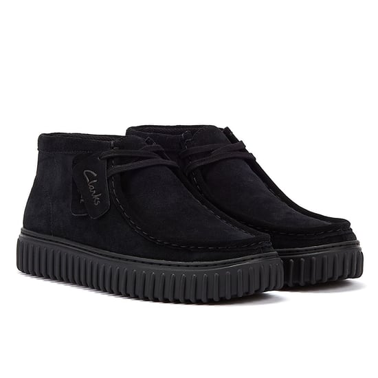 Clarks Originals Torhill Hi Suede Men's Black Boots - Image 1