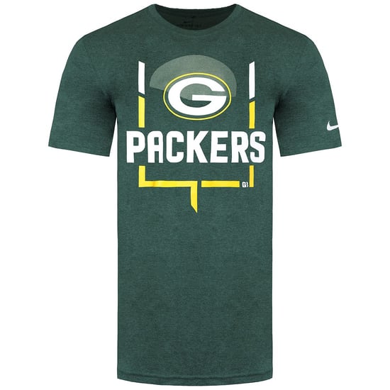Camiseta verde Nike NFL Green Bay Packers Legend Goal Post para hombre - Image 1