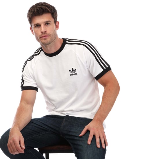 CAMISETA MODA HOMBRE 3-STRIPES TEE BLANCO - Image 4