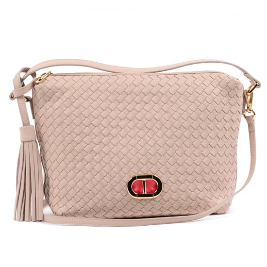 Dee Ocleppo Womens Bag GM1792 INTRECCIO MIAMI SILVER PINK
