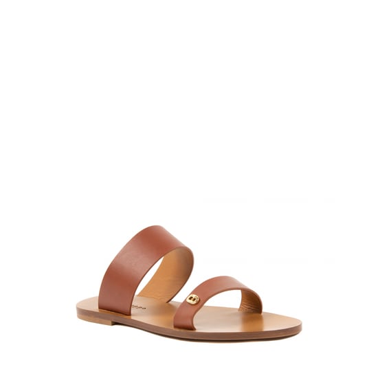 Dee Ocleppo Womens Flat Sandal Tan OC3501 VITELLO CUOIO