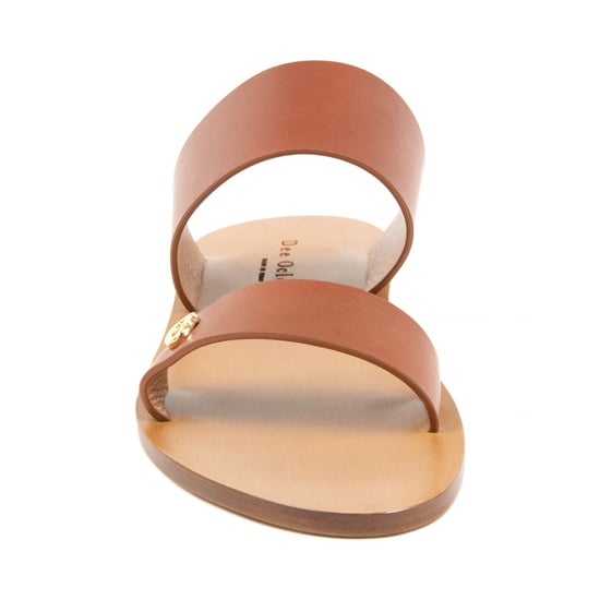 Dee Ocleppo Womens Flat Sandal Tan OC3501 VITELLO CUOIO