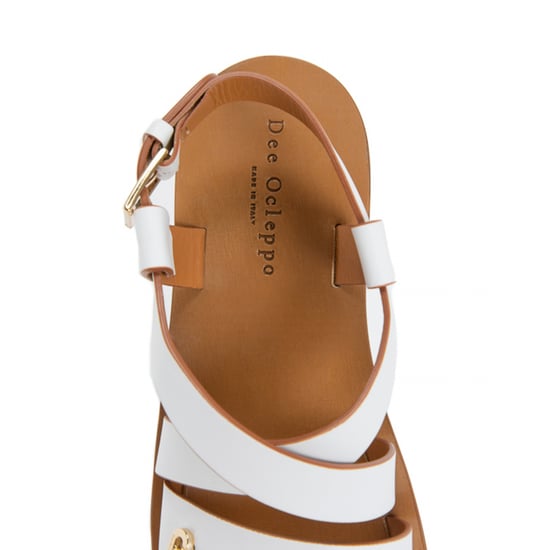 Dee Ocleppo Sandalia Plana para Mujeres Blanca OC3501 VITELLO BIANCO - Image 4