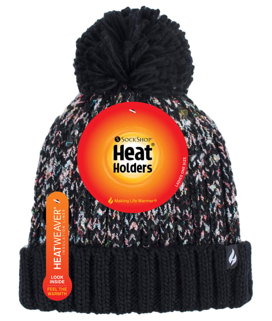 HEAT HOLDERS - Gorro térmico de invierno para mujer con pompón grande - Image 2