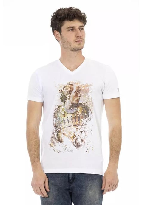Trussardi Action Men's White Cotton T-Shirt