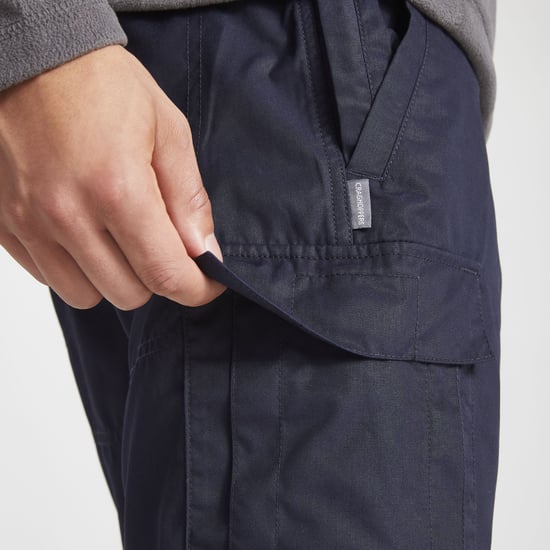 Craghoppers Mens Expert Kiwi Tailored Trousers (Dark Navy) - Image 3