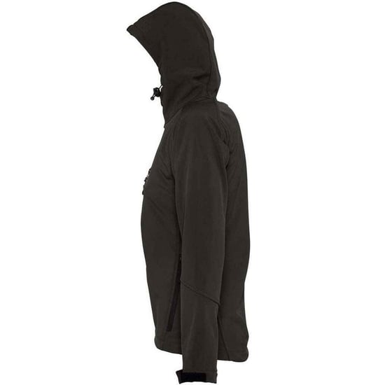SOLS Womens/Ladies Replay Soft Shell Jacket (Black) - Image 3
