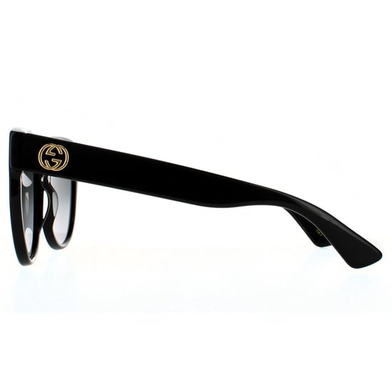 Gucci Cat Eye Womens Black Grey Gradient Sunglasses