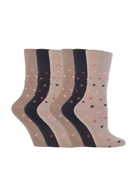 Gentle Grip - 6 Pares Calcetines No Elásticos Gentle Grip Mujer - GG48 - Image 1