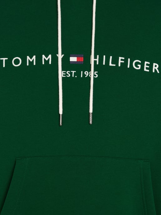 Tommy Hilfiger sudadera con capucha de algodón orgánico prep verde - Image 6
