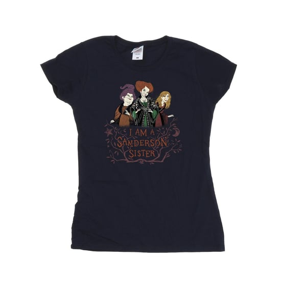 Disney Womens/Ladies Hocus Pocus Sanderson Sister Cotton T-Shirt (Navy Blue)