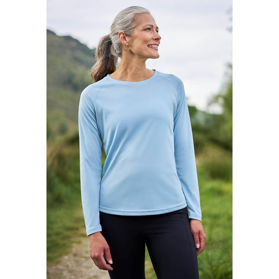 Mountain Warehouse Womens/Ladies Endurance Long-Sleeved Top (Pale Blue) - Image 1