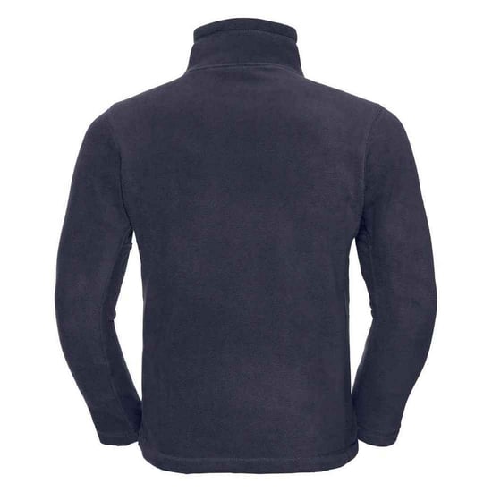 Russell Mens Quarter Zip Outdoor Fleece Top (French Navy) - Image 2