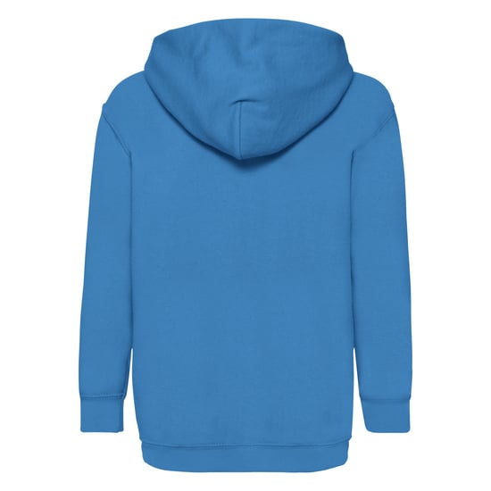 Fruit of the Loom Childrens/Kids Classic Hooded Sweatshirt (Azure) - Image 2