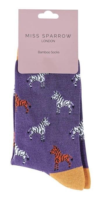 MISS SPARROW - Calcetines transpirables de bambú con animalitos para mujer - Image 2