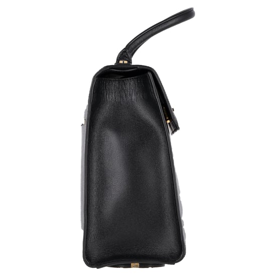 Charlotte Olympia Bogart Top Handle Bag with Gloves in Black Leather - Image 2