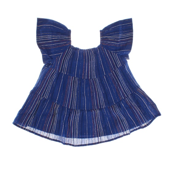 Shiny striped dress 664677 girl