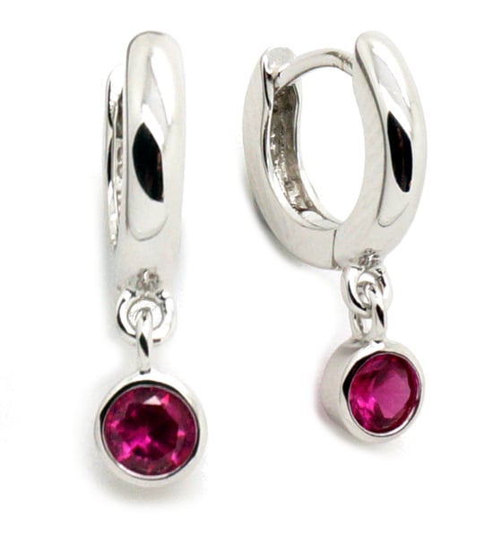 Orphelia Child's 925 Sterling Silver Drop Earrings - Silver ZO-6075 - Image 1