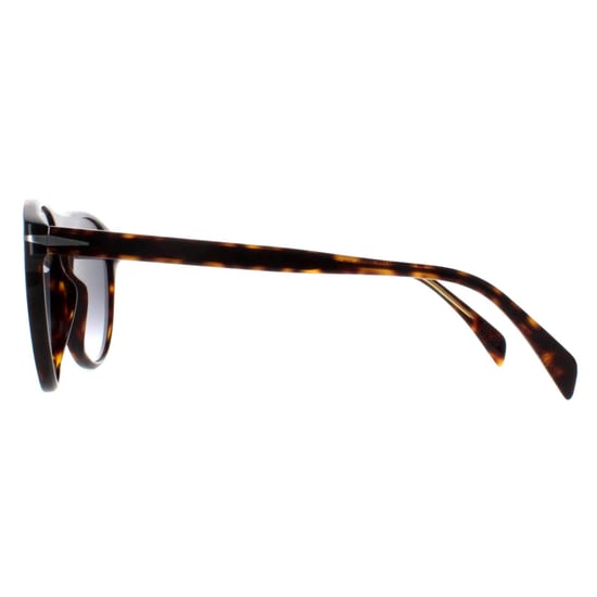 David Beckham Round Mens Dark Tortoise Grey Gradient DB1008/S