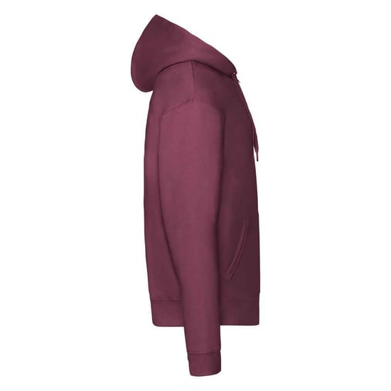 Fruit of the Loom Unisex Adult Premium Full Zip Hoodie (Burgundy) - Image 3