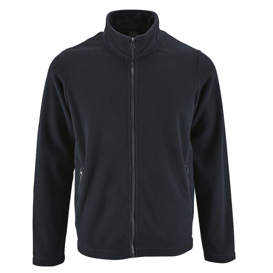 SOLS Mens Norman Fleece Jacket (Navy) - Image 1