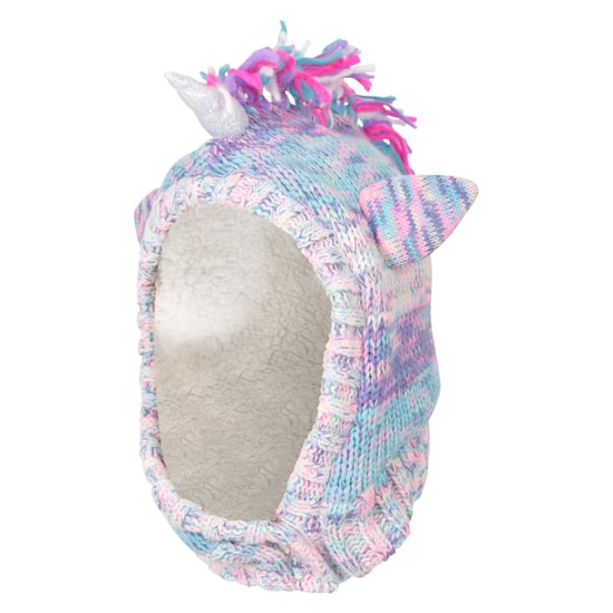 Mountain Warehouse Childrens/Kids Unicorn Fleece Lined Balaclava (Purple) - Image 3