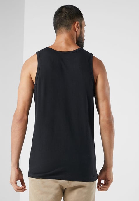 Camiseta sin mangas tipo chaleco informal Athletic Gym de Nike en negro para hombre - Image 2
