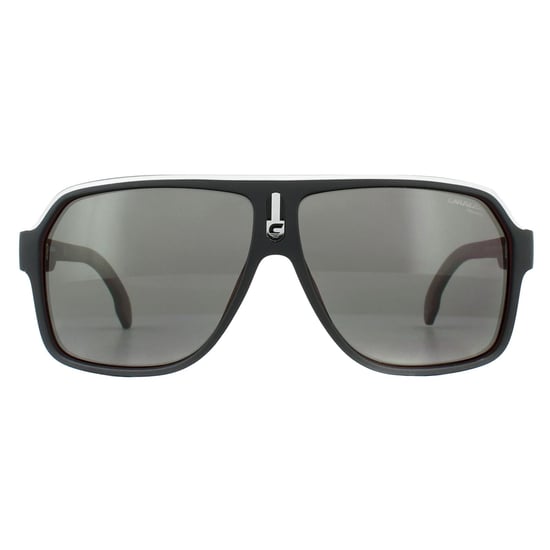 Carrera Aviator Unisex Black Silver Red Grey Polarized Sunglasses