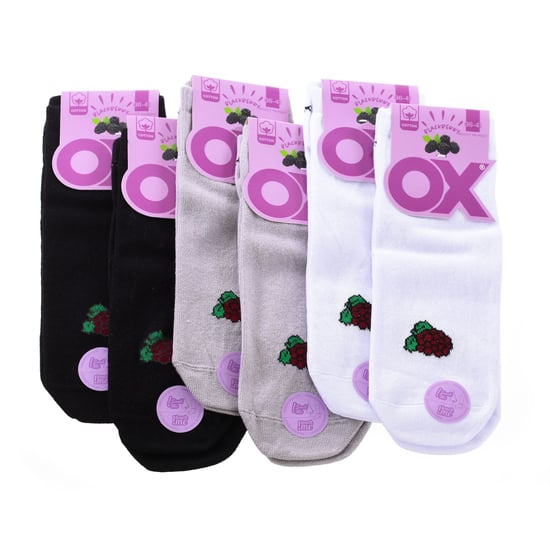 Pack de 6 calcetines bajos OX con aromas frescos talla única 36-41 - Image 4