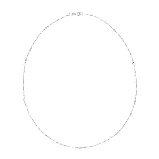 DIADEMA - Necklace with Diamonds - White Gold