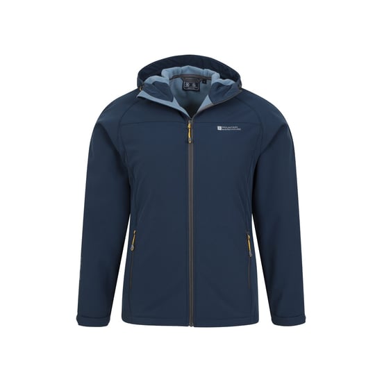 Mountain Warehouse Mens Exodus Waterproof Soft Shell Jacket (Blue) - Image 5