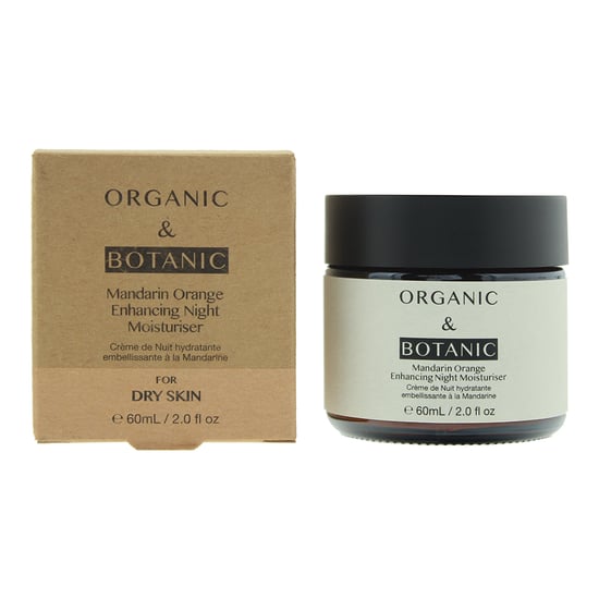 Organic & Botanic Crema hidratante nocturna de naranja mandarina 60ml - Image 1