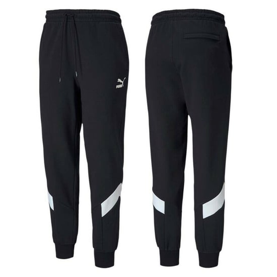 Puma Mens Iconic MCS Track Pants Cuffed Joggers Black 595743 01