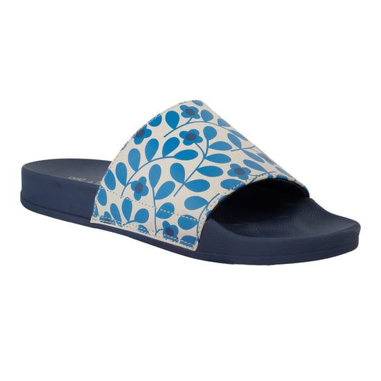 Regatta Womens/Ladies Orla Kiely Jasmine Flower Sliders (Blue) - Image 3