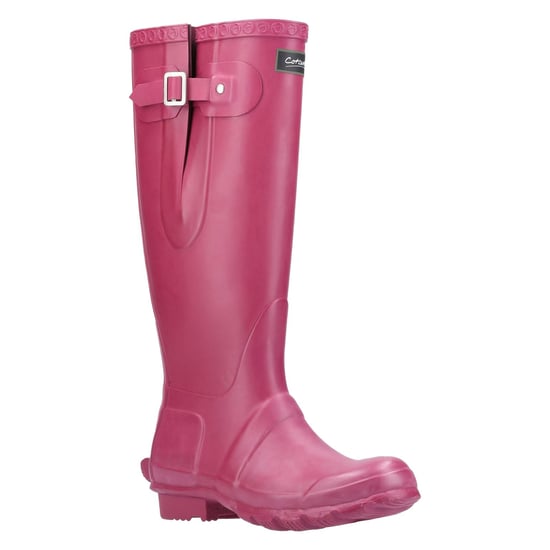 Cotswold Windsor Welly Rubber Berry Wellington Boots - Image 5