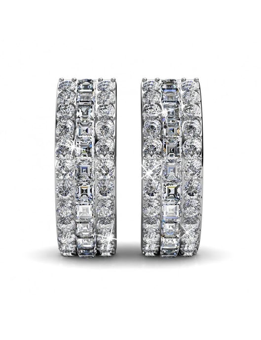 Pendientes Olena - Plata y Cristal - Image 3