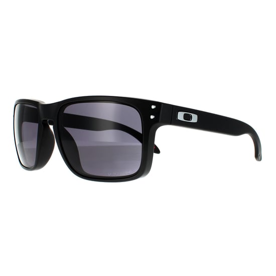 Gafas de sol Oakley Rectangle para hombre en negro mate con lentes Prizm gris. - Image 2