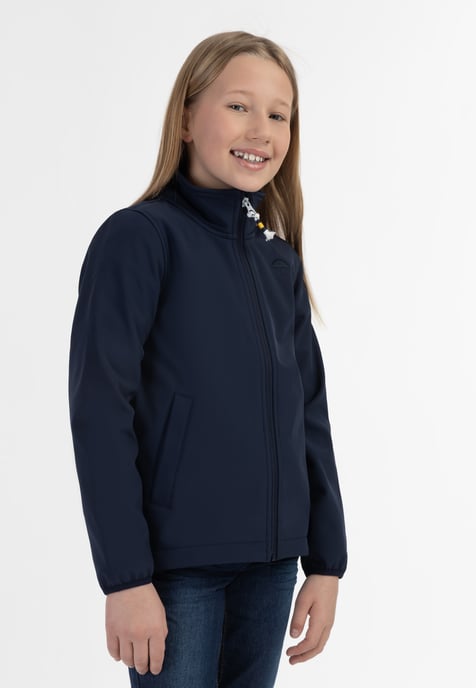 Schmuddelwedda softshell jacket Girls marine - Image 3