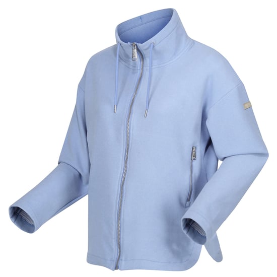 Regatta Womens/Ladies Ashlynn Knitted Fleece Jacket (Hydrangea Blue) - Image 3