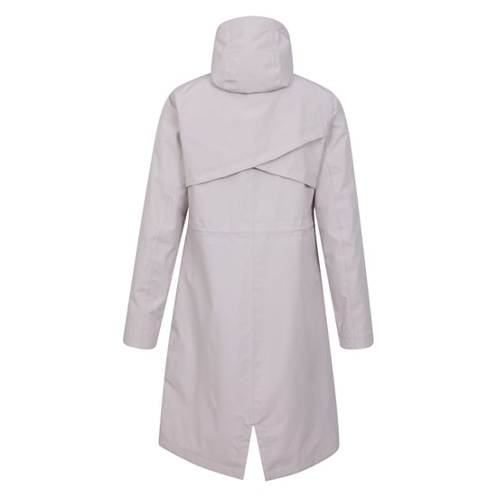 Mountain Warehouse Womens/Ladies Hilltop Extra Long Waterproof Jacket (Light Beige) - Image 2