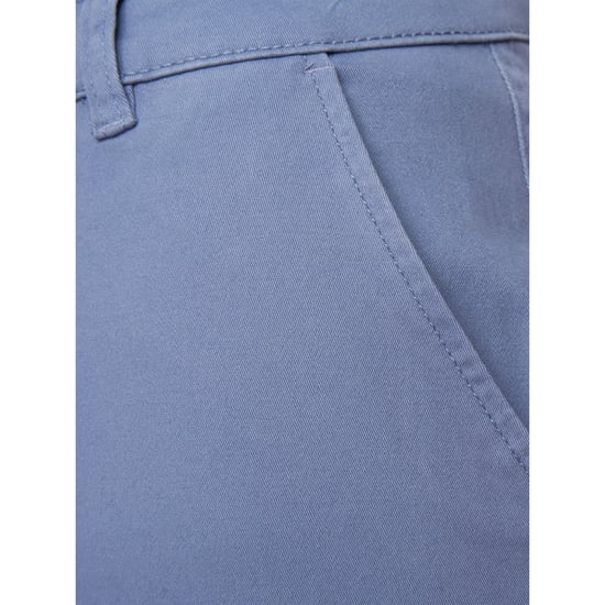 Crosshatch Mens Sinwood Chino Shorts (Pale Blue) - Image 2