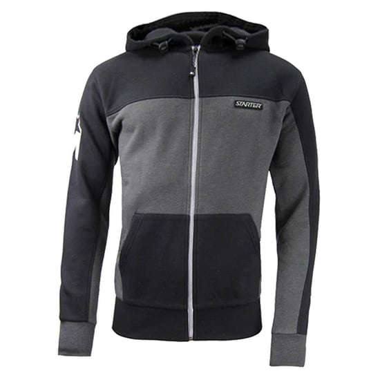 Starter Long Sleeve Black Zip Up Mens Hooded Track Jacket CPE00039 ANTHRACITE